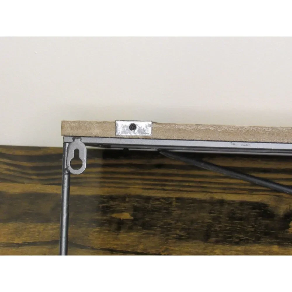 Glitzhome Decorative Ledge Floating Wall Shelf - Rustic Farmhouse Aesthetic